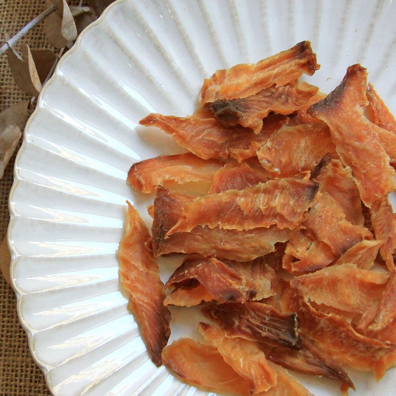 【Raw Market 肉麻吉】鮮切鯛魚酥 - 寵物零食/肉乾 - 新鮮食材 橘色