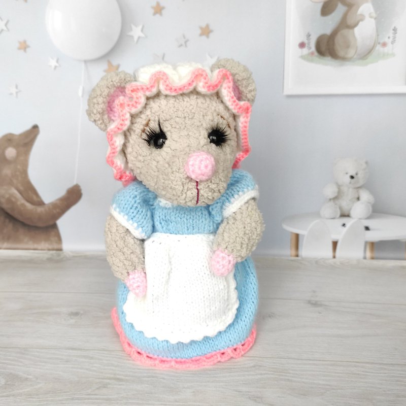 teddy mouse, Cute Mouse Plush Toy , a mouse toy for a baby - ของเล่นเด็ก - วัสดุอื่นๆ 