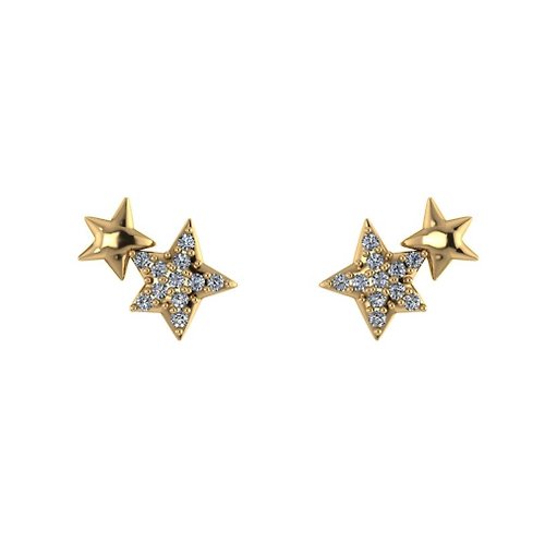 Fouetté 法國官方授權 Le Petit Prince 小王子 微笑的星星 耳環