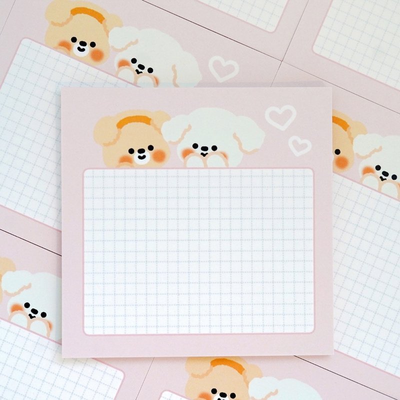 Best friend Memopad - 便條紙/便利貼 - 紙 粉紅色