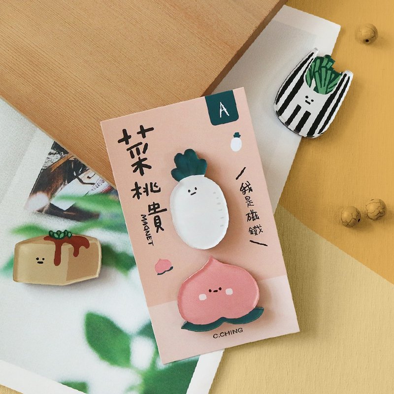 簡單生活系列 CGC-338 小呸角創意磁鐵2入 - 磁鐵 - 壓克力 