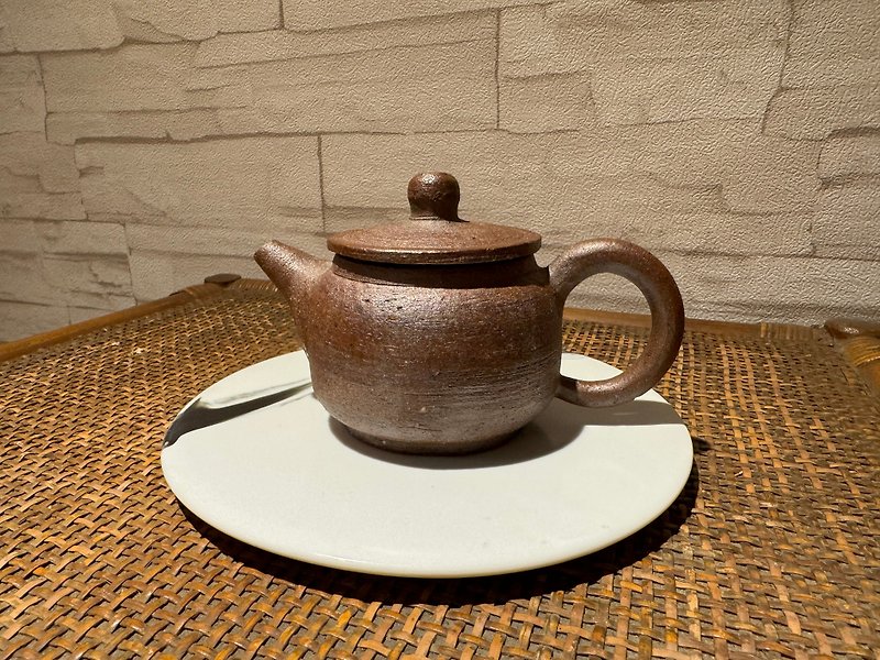 原土茶壺 - 茶壺/茶杯/茶具 - 陶 咖啡色