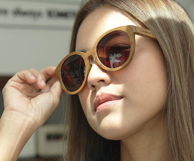 handmade wooden sunglasses