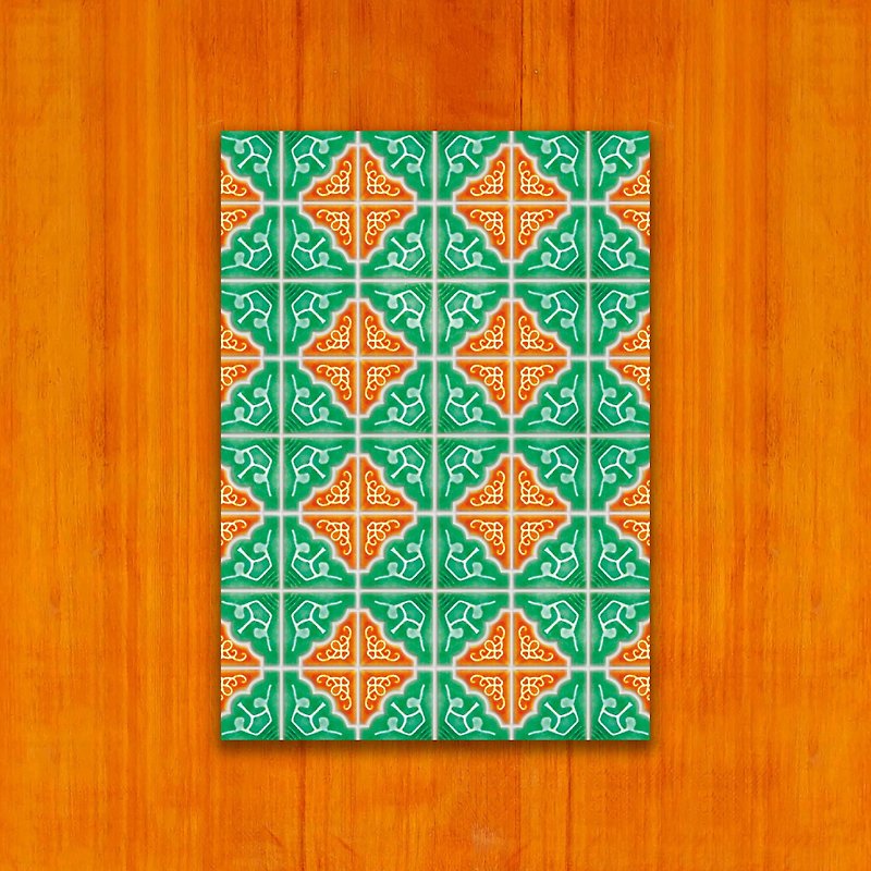 オールドハウス - クラシックモザイクタイルポストカード -  119 - カード・はがき - 紙 