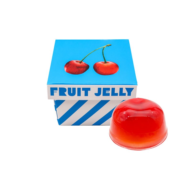 Fruit jelly Cherry Jelly Cherry Jelly Cherry - ครีมและพุดดิ้ง - วัสดุอื่นๆ สีแดง