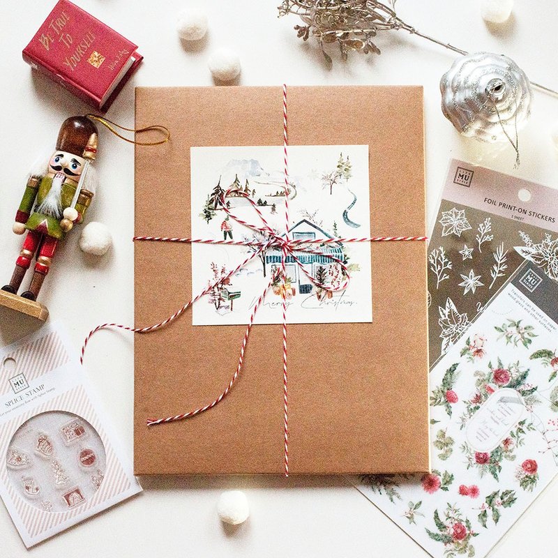 【聖誕禮盒】MU聖誕限定1,200元蒐藏禮 | 文具控首選好禮 轉印貼 - 貼紙 - 其他材質 多色