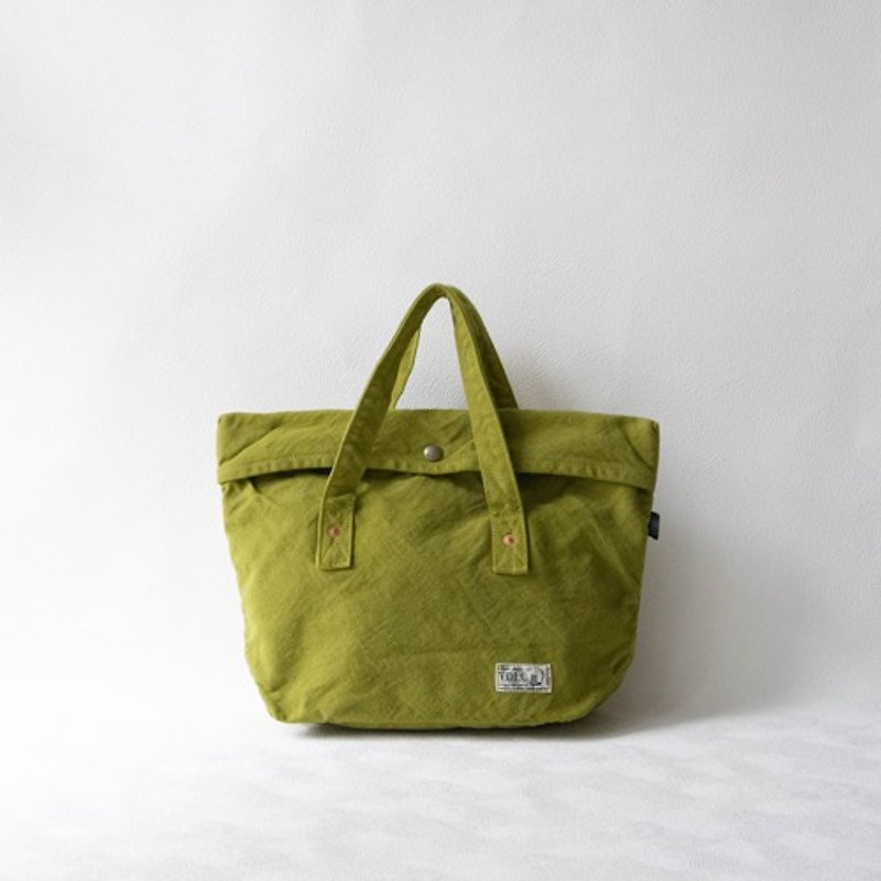 Fly Bag [Wakakusa] (VC-22) - Handbags & Totes - Cotton & Hemp Green