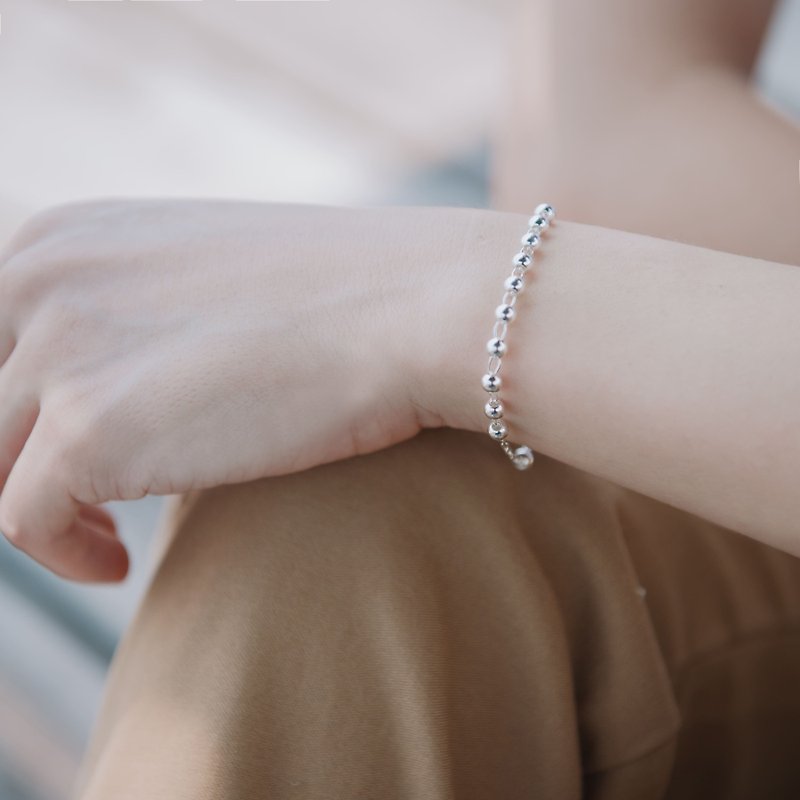 Happy report - sterling silver bracelet - Bracelets - Sterling Silver Silver