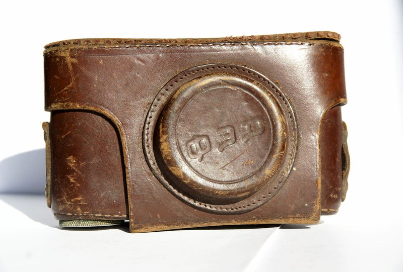 Genuine hard leather case camera bag for FED-1 USSR early type - 相機/拍立得/底片相機 - 真皮 咖啡色