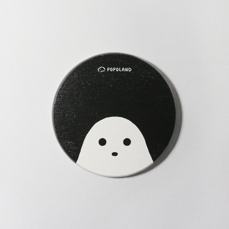 POPOLAND / 拉寶款 - 珪藻土杯墊 - 杯墊 - 其他材質 黑色