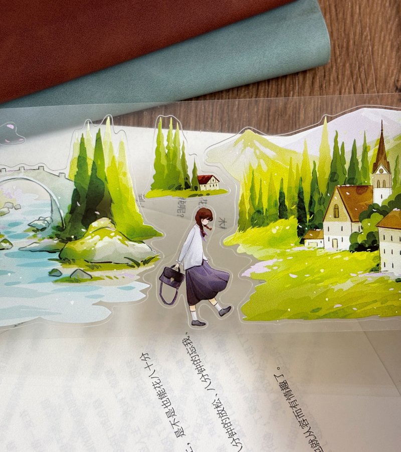 Spring Bloom - PET Washi Tape, Spring Garden Figures, Illustration, DIY Journal & Diary Decorative Material - มาสกิ้งเทป - กระดาษ หลากหลายสี