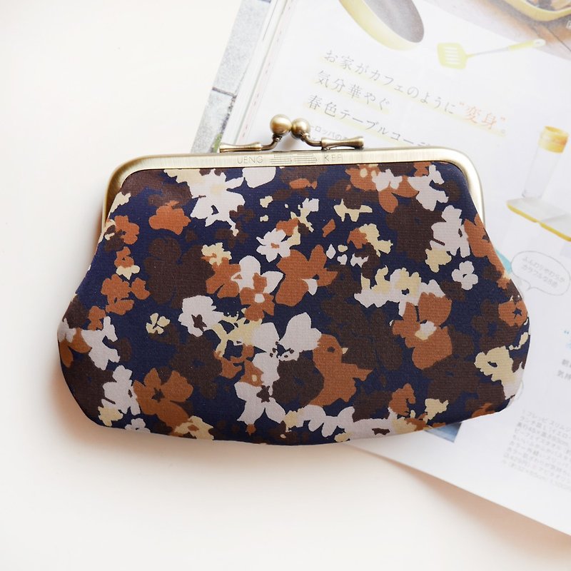 Huayang Forest Gold Bun Mother Bag/Coin Purse [Made in Taiwan] - Coin Purses - Other Metals Blue