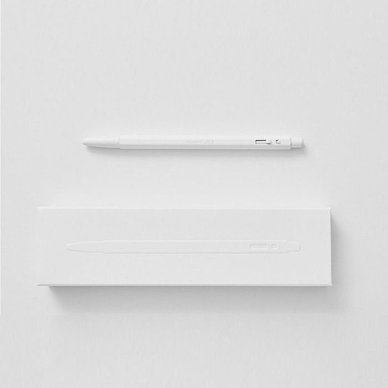 153 Minimalist Metal Collection Pen-Modern White Single Entry, MNM24936 - Rollerball Pens - Paper White