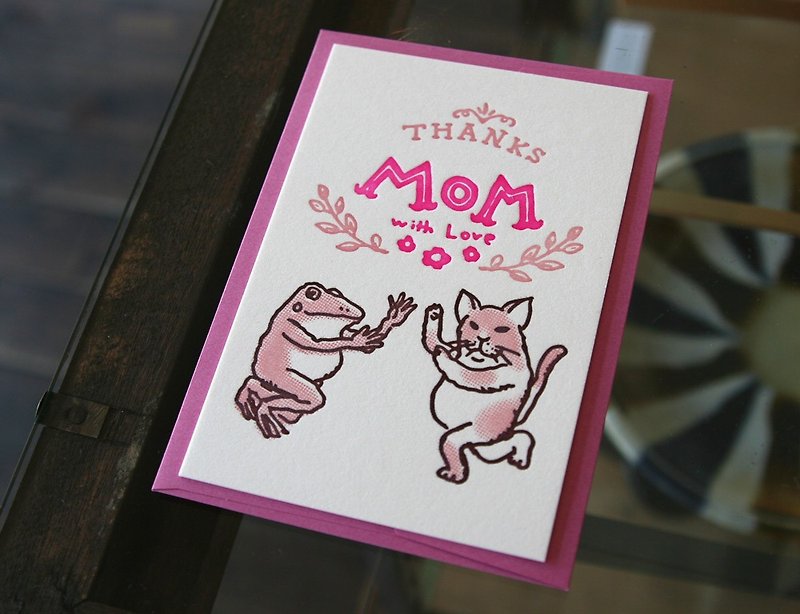 母の日カード - カード・はがき - 紙 ピンク