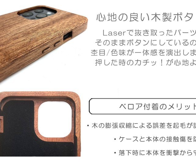 iPhone 14 専用特注木製ケース【受注生産】実績と安心サポート- 設計館