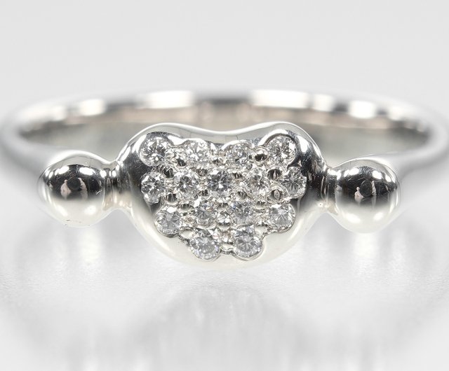 日本直送】ティファニー リング ビーン 10.5号 指輪 Pt950プラチナ