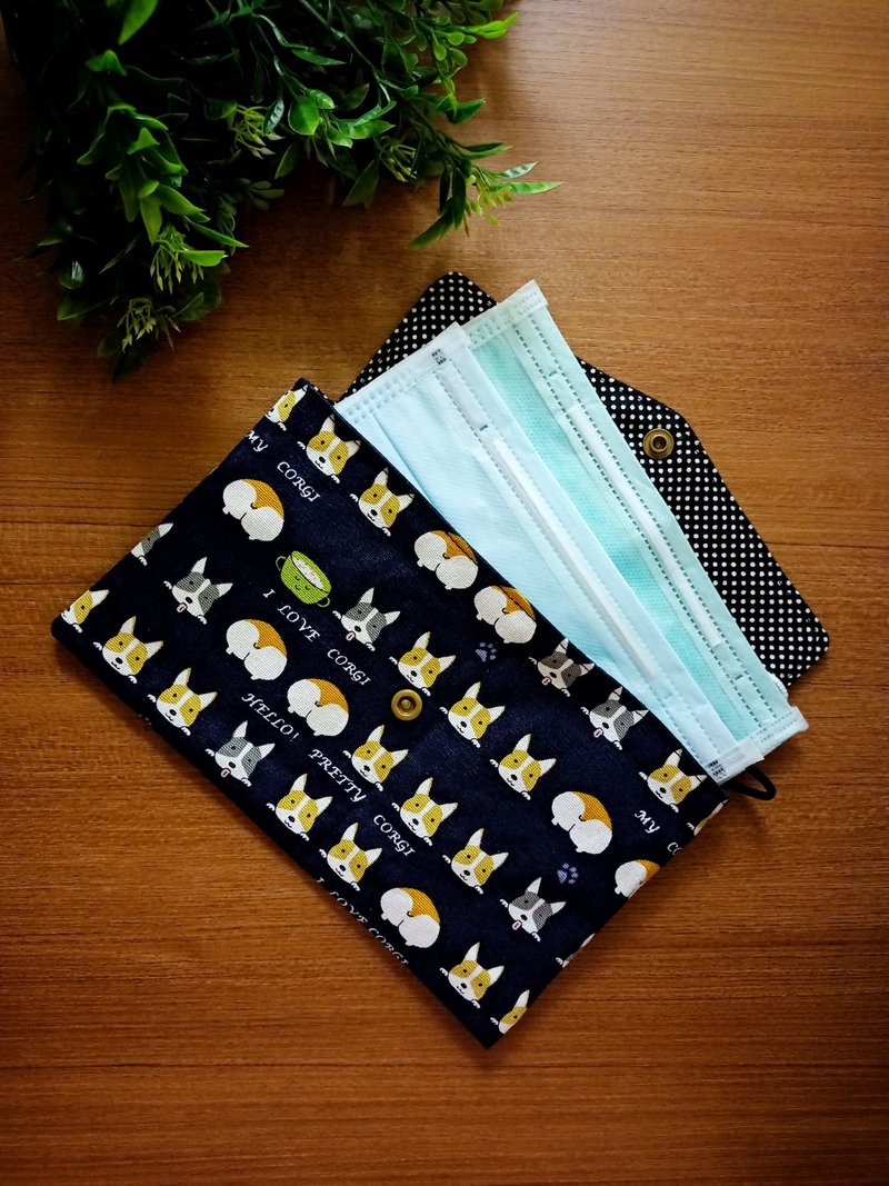 かわいいケジ-環境マスク収納バッグ/マスク収納クリップ/ロングクリップ - 収納用品 - コットン・麻 多色