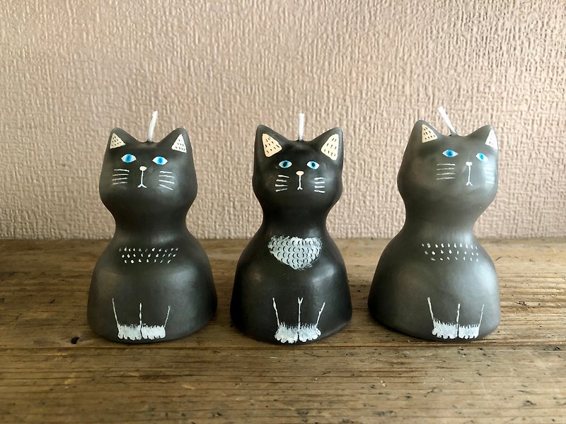 Cat pin - Candles & Candle Holders - Wax Black