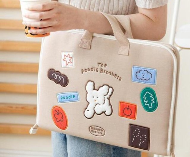 Romane Brunch Brother poodle embroidered 15-inch computer