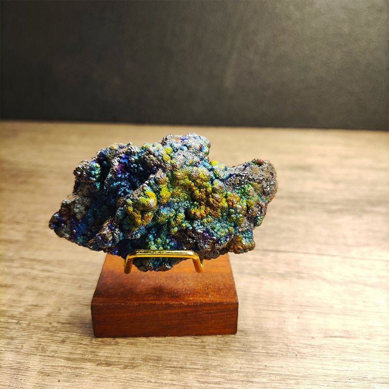 | Top premium rare Iridescent Goethite, Turgite, Hematite 100% natural color - ของวางตกแต่ง - เครื่องเพชรพลอย สีน้ำเงิน