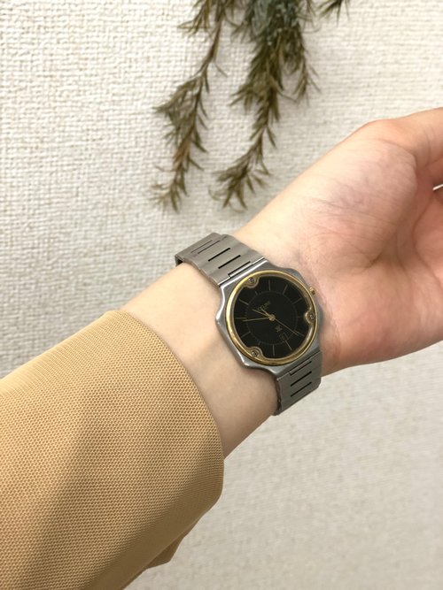 CELINE トリオンフ　クォーツ　シルバー 腕時計 CELINE セリーヌ 腕時計 シルバー トリオンフ オクタゴン
