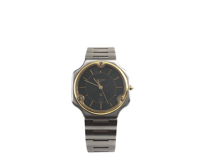 CELINE トリオンフ　クォーツ　シルバー 腕時計 日本直送 名牌中古包 】CELINE セリーヌ 腕時計 シルバー