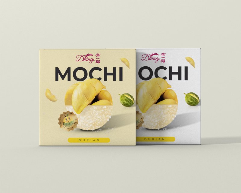 Emperor Yidu - Large mochi MOCHI - Various types of durian fresh fruit flavor - 5 boxes of your choice - เค้กและของหวาน - วัสดุอื่นๆ หลากหลายสี