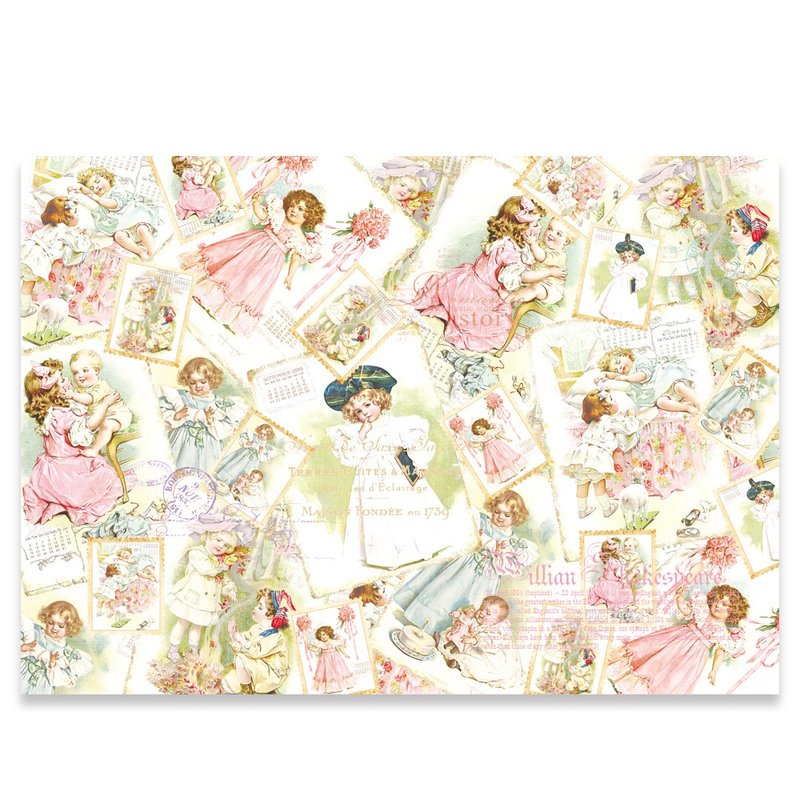 Sweet dream Wrapping Paper / Scrapbook Paper / 25sheet A4 size - 其他 - 紙 