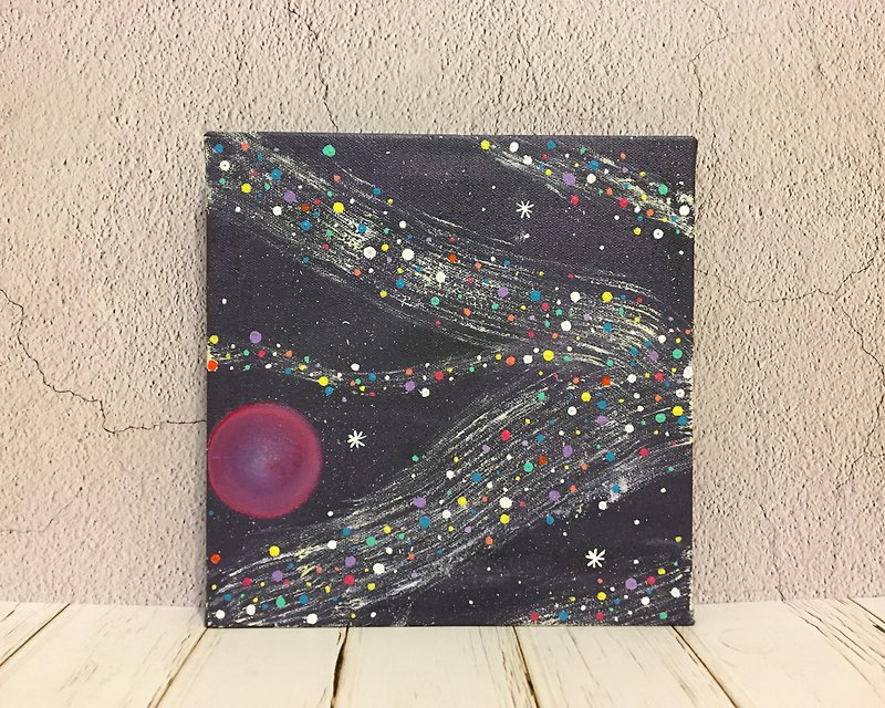 Universe#18 Acrylic Painting Healing Life 20x20 Home Decoration Art Works Hand-painted - Posters - Acrylic 