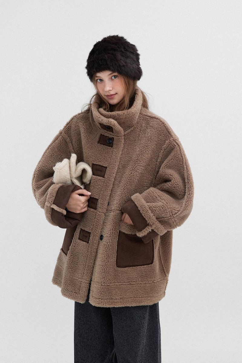 ヴィンテージデンマーク / ムートンリバーシブルジャケット / ラムウール - ジャケット - その他の素材 多色