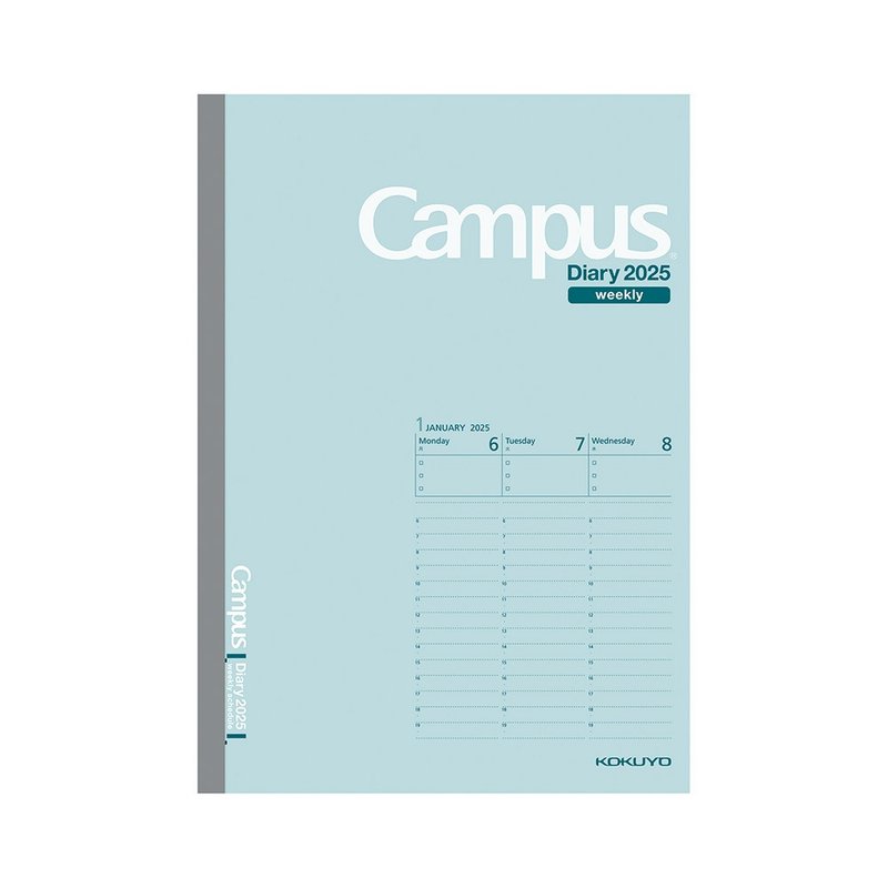 KOKUYO Campus Handbook 2025 Weekly Straight Type Available in Two Types - สมุดบันทึก/สมุดปฏิทิน - กระดาษ 