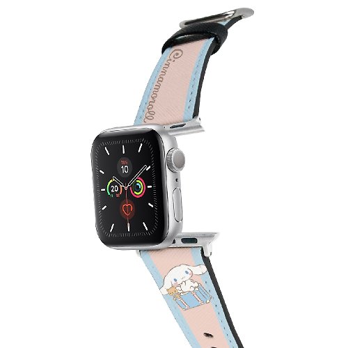 HongMan康文國際 三麗鷗系列 Apple Watch 皮革錶帶 Cinnamoroll 旅行大耳狗