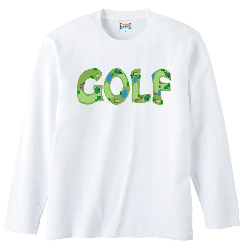 ロングスリーブTシャツ / GOLF - Tシャツ メンズ - コットン・麻 ホワイト