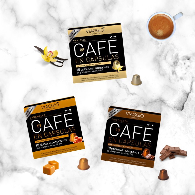 【Viaggio甜蜜體驗】焦糖 雲呢拿 朱古力 咖啡膠囊 Nespresso適用 - 咖啡/咖啡豆 - 其他材質 多色