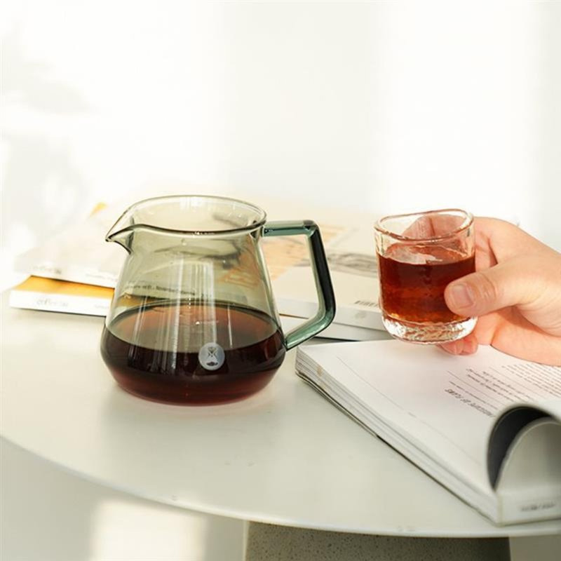 Timemore タイモア コーヒー ガラスサーバー デイブラック 360ml 600ml 在庫あり - コーヒードリッパー - ガラス 