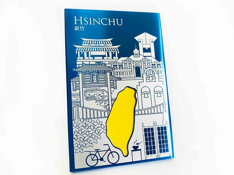 Taiwan Business Card Holder _Hsinchu _Blue - ที่เก็บนามบัตร - สแตนเลส สีน้ำเงิน