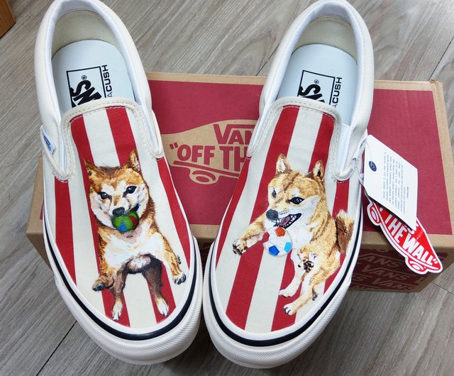 custom canvas vans