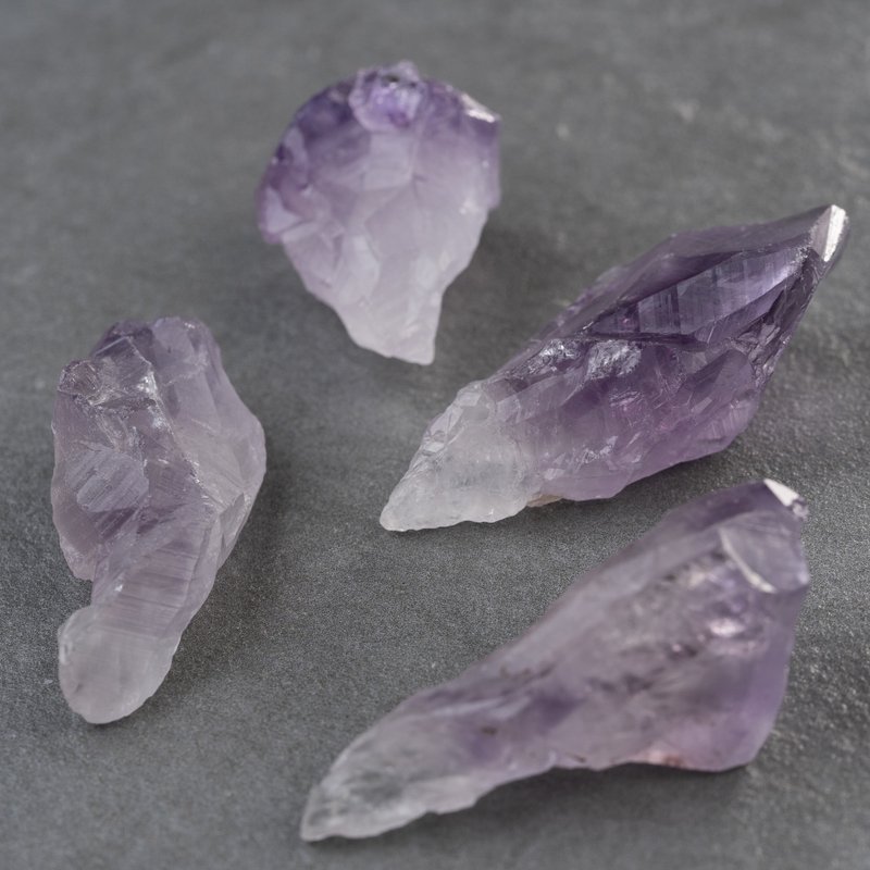 紫水晶骨幹原礦D30401 - 手鍊/手環 - 水晶 紫色