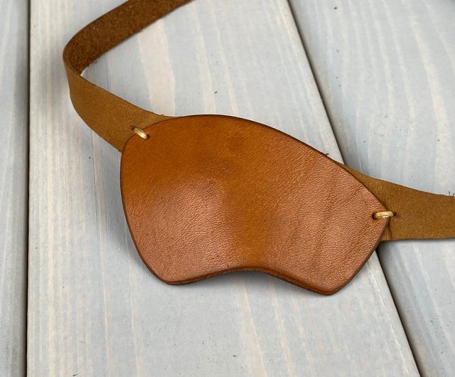 Leather Eye Patch, Eye Patch, Man Eye Patch, Woman Eye Patch, Brown Eye  Patch, S - Shop mokvok Eye Masks - Pinkoi