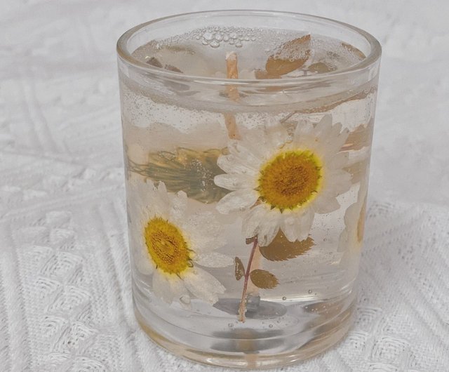 Flower Jelly Wax Candle