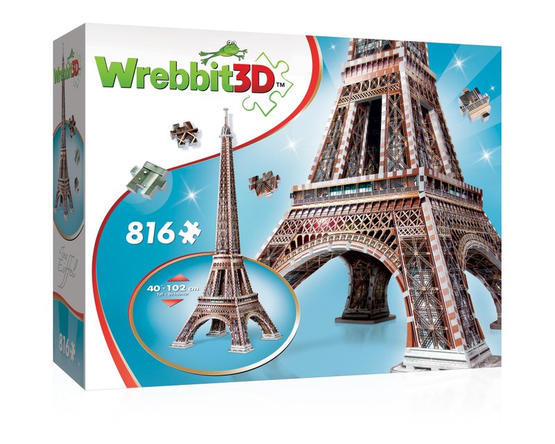 La Tour Eiffel/3D Puzzle - เกมปริศนา - วัสดุอื่นๆ หลากหลายสี