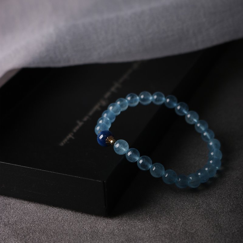 Devil's Blue Sapphire Crystal Bracelet - สร้อยข้อมือ - คริสตัล 