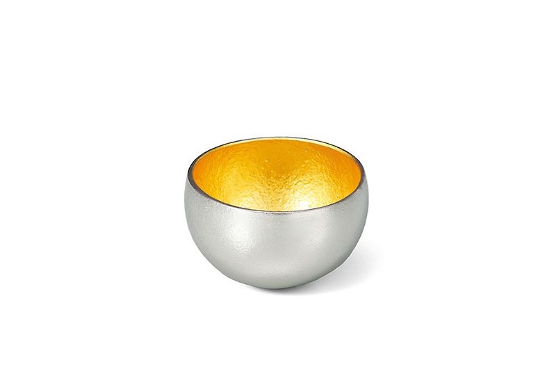 金箔コンプリートスウェイイングカップ-XS - ワイングラス・酒器 - 金属 シルバー