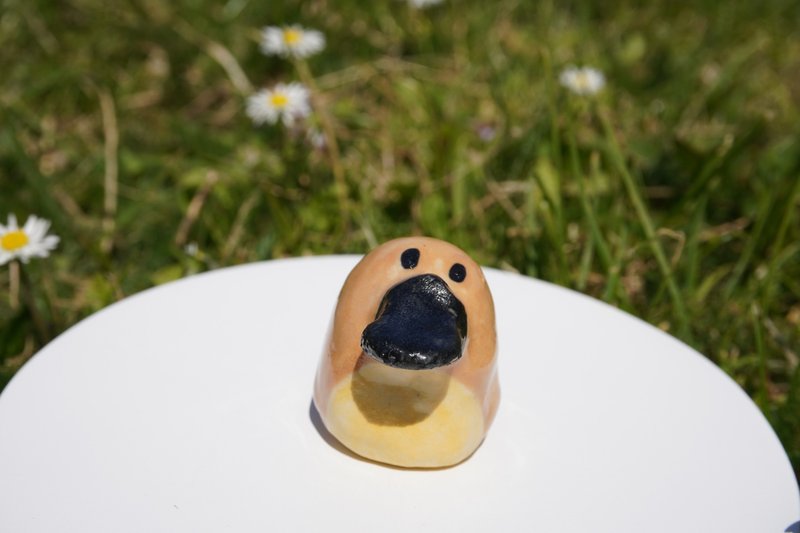 圓滾滾 鴨嘴獸 - 擺飾/家飾品 - 陶 黑色