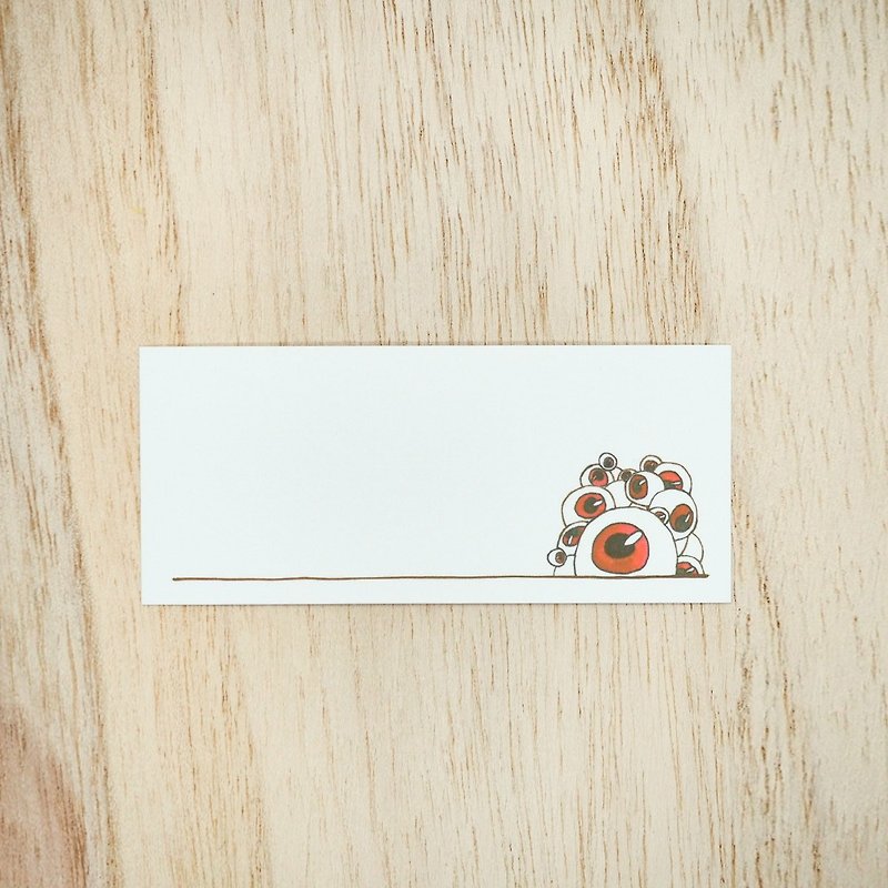 【Small Card-Mr. Eye】-Watercolor/Eyeball/KUSO - Cards & Postcards - Paper 