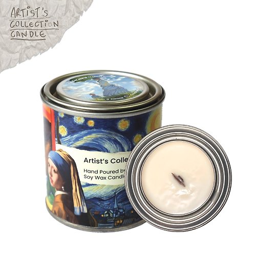 sleep-ing Artist Candle Collection - Woman with a Parasol (Claude Monet) 180 g.