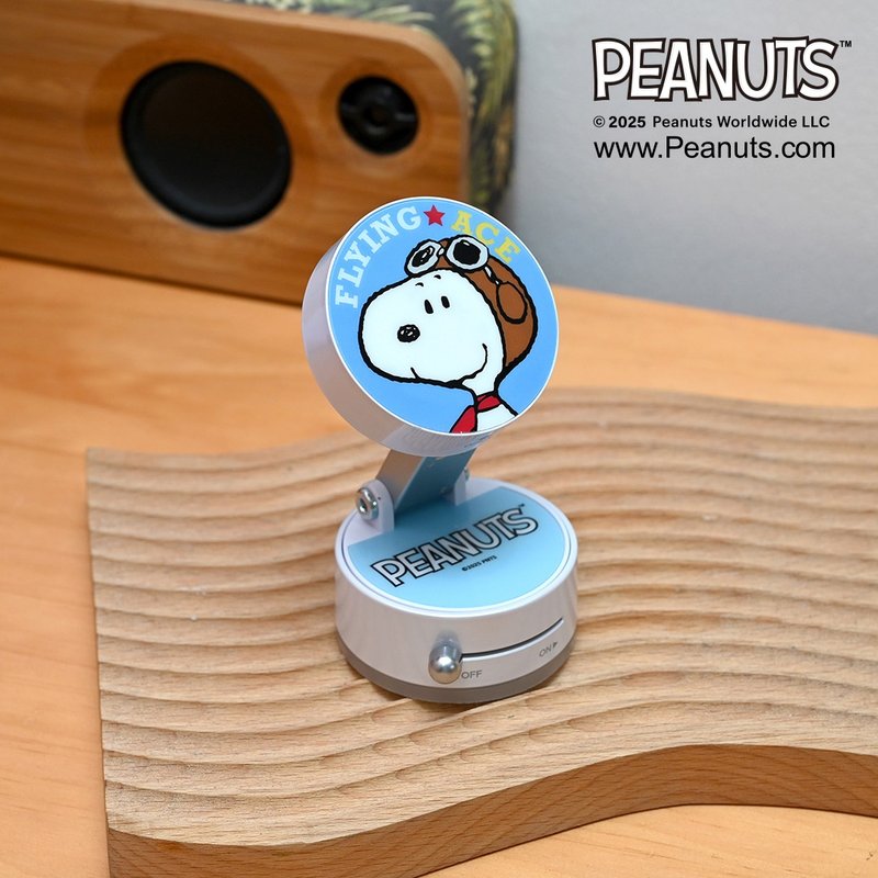 【追劇神器】史努比系列摺疊磁吸手機支架(飛行) - 手機/平板支架 - 其他材質 卡其色