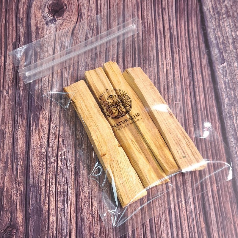 Peruvian Holy Wood Sticks - 4 inches x 4-5 sticks - น้ำหอม - ไม้ สีกากี