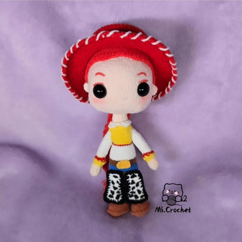 Hand crochet | Mao Leng doll | Cuisi - ตุ๊กตา - ไฟเบอร์อื่นๆ หลากหลายสี