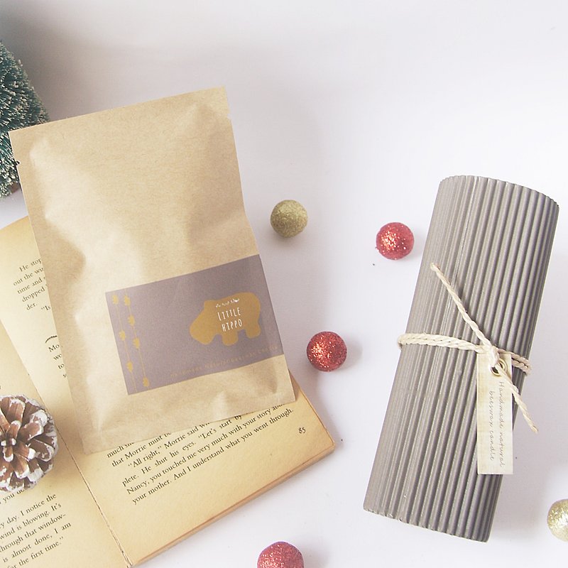 4th Floor apartment [feeling oil beeswax candle. Christmas combination C] free Christmas packaging. Fast shipping - Fragrances - Plants & Flowers Brown